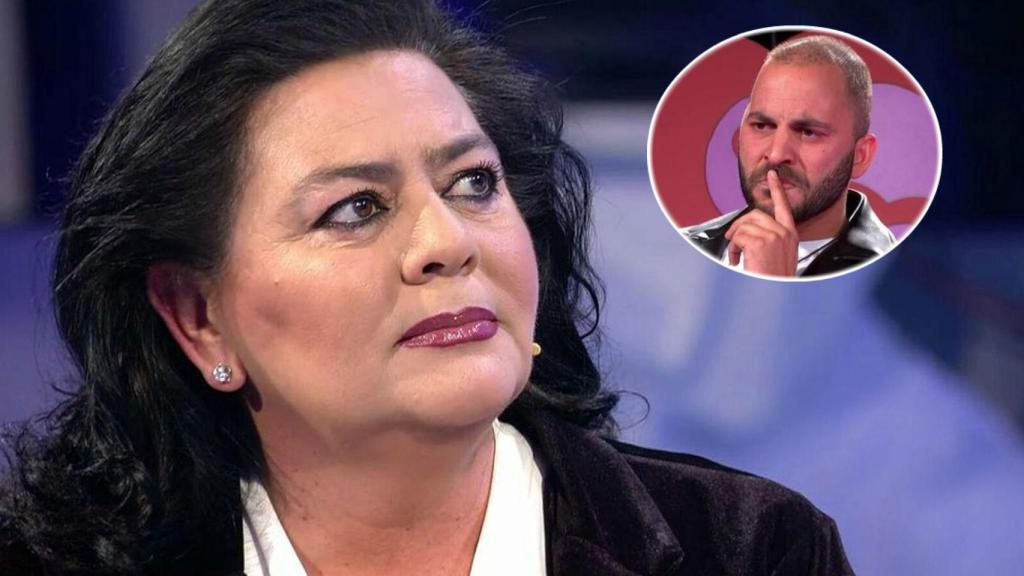 María del Monte en montaje JALEOS con su sobrino Antonio Tejado.