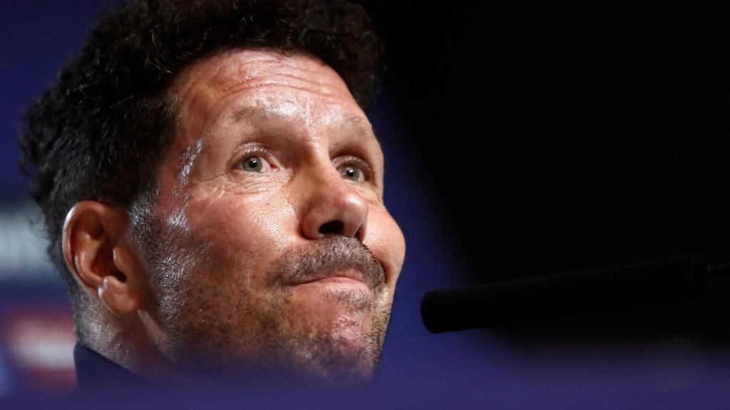 Simeone, en rueda de prensa