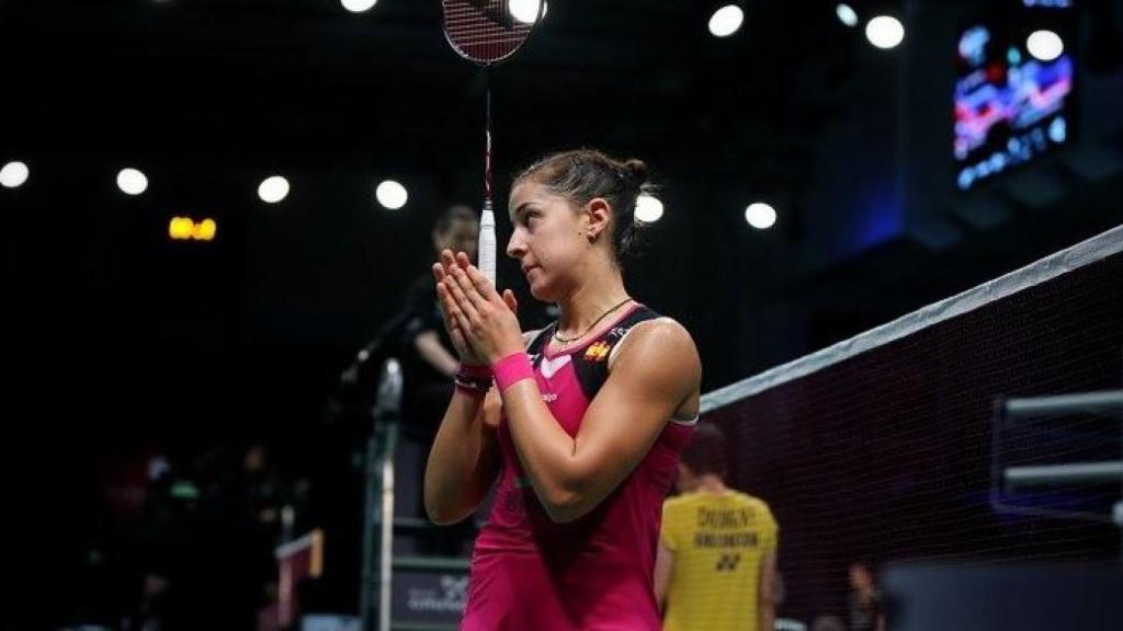 Carolina Marín en el Abierto de Dinamarca