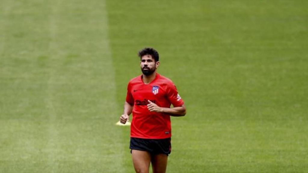 Diego Costa, en un entrenamiento