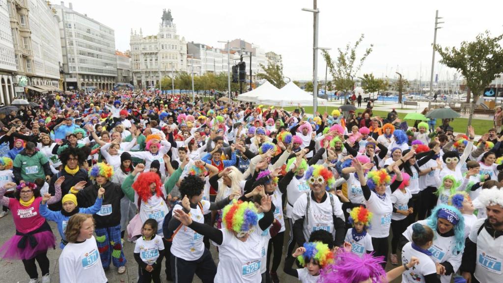 Participantes en la carrera ENKI en una edición anterior.