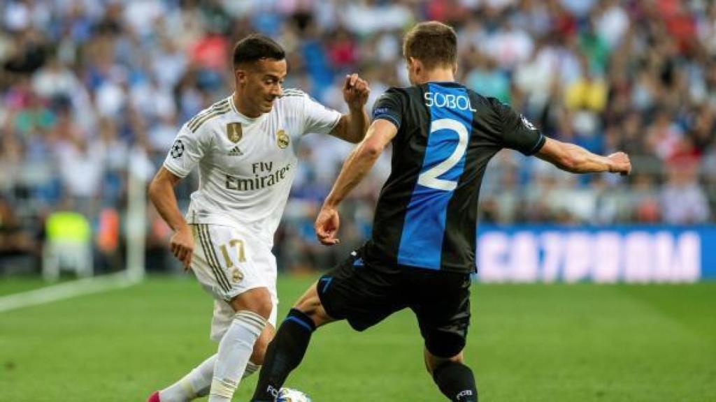 Lucas Vázquez ante el Brujas