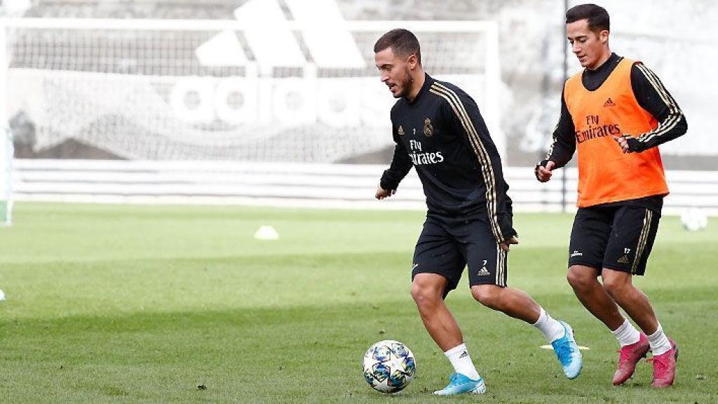 Lucas Vázquez y Eden Hazard