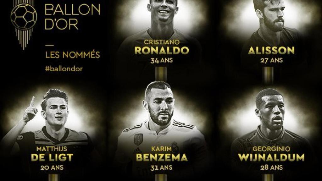 Los nominados al Balón de Oro 2019: del décimo al décimoquinto