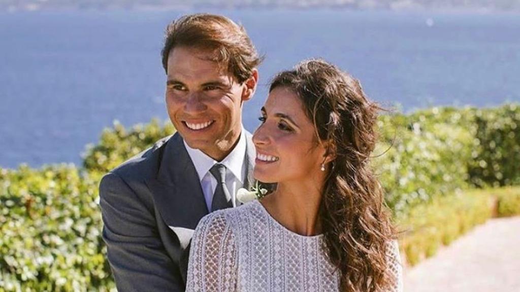 Fotografía de la pareja durante su boda.
