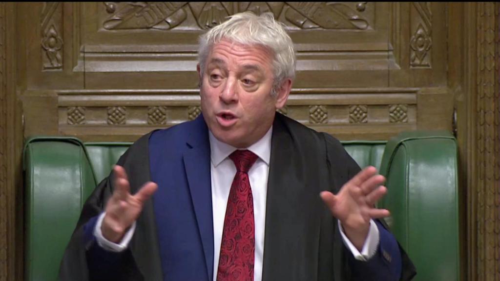 John Bercow, presidente de la Cámara de los Comunes.