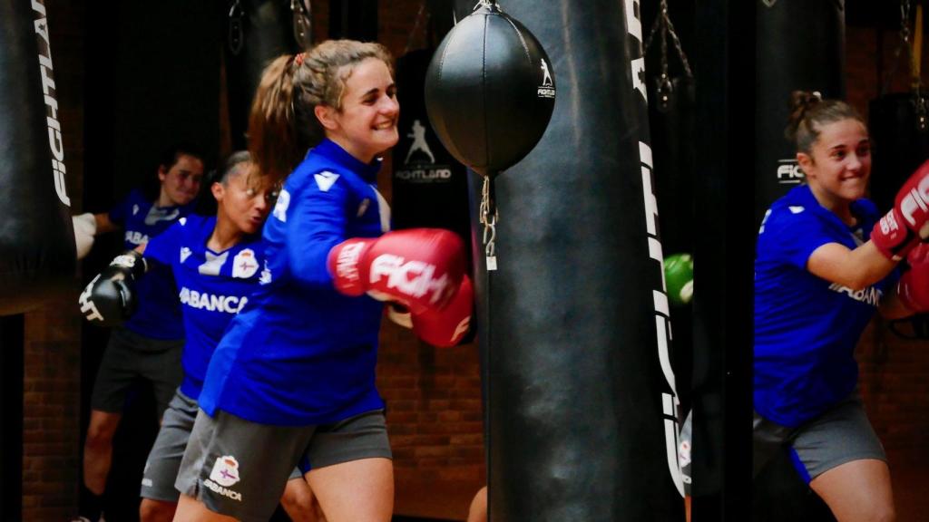 El Dépor femenino prepara la visita del Madrid sobre el ring