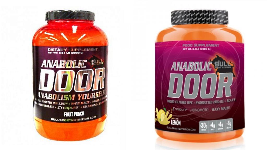 Los productos 'Anabolic Door' objeto de la alerta.