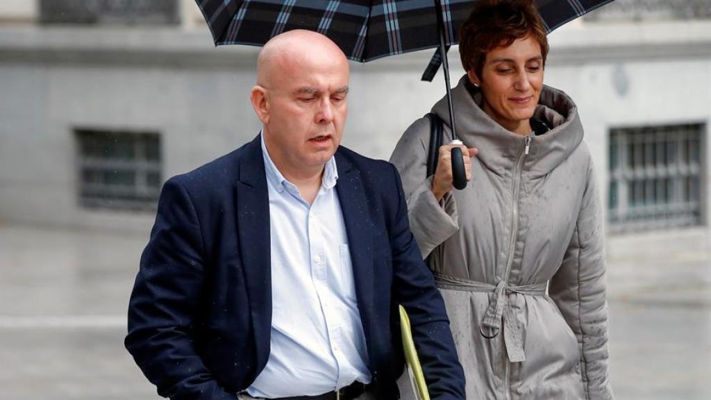 Gonzalo Boye Tusset a su llegada a la Audiencia Nacional para declarar.