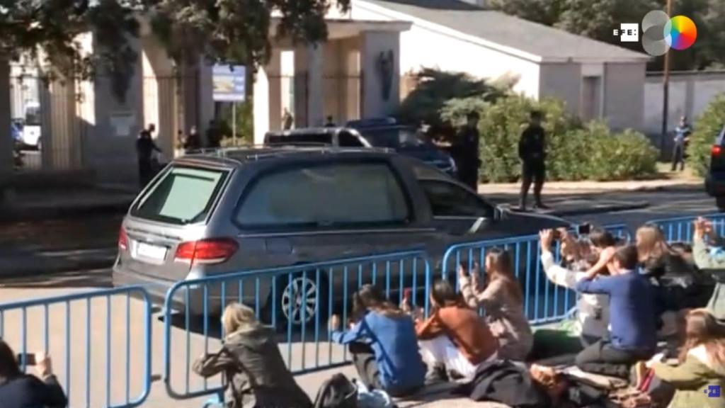 Llegan los restos de Franco a Mingorrubio