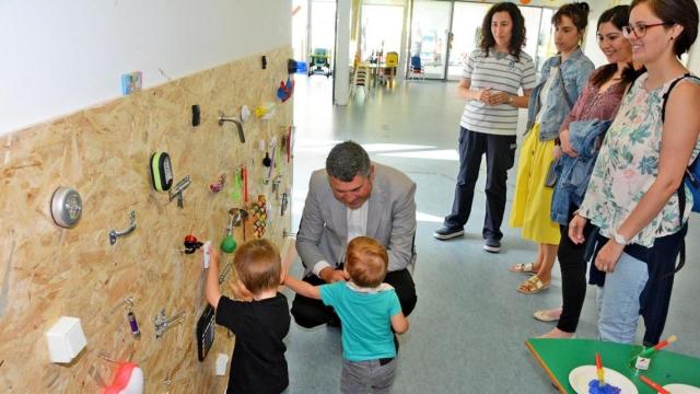 La guardería Galiña Azul de Eirís.