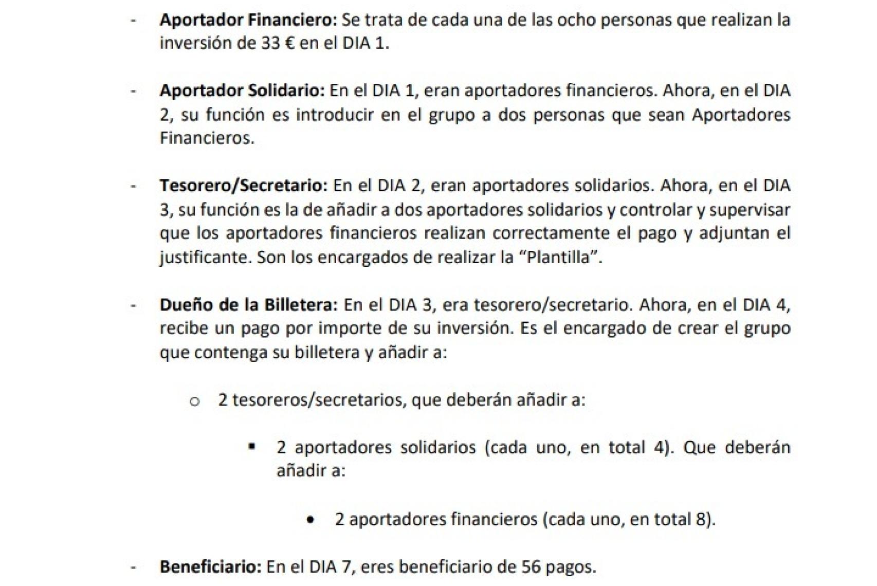 Parte del PDF que explica cómo funciona el sistema.