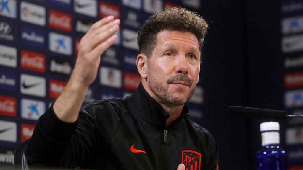 Simeone, en rueda de prensa