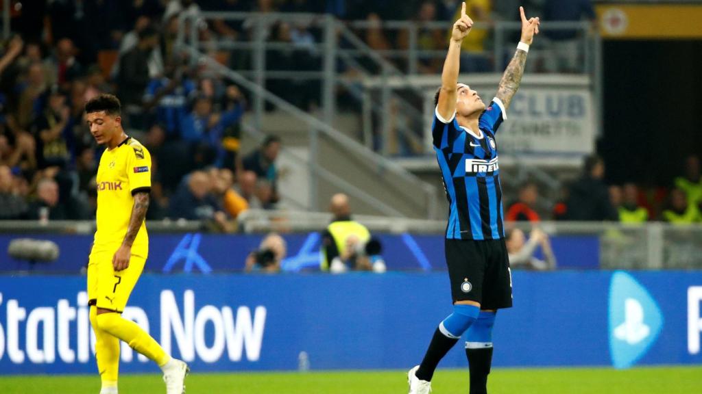 Lautaro Martínez, con el Inter de Milán