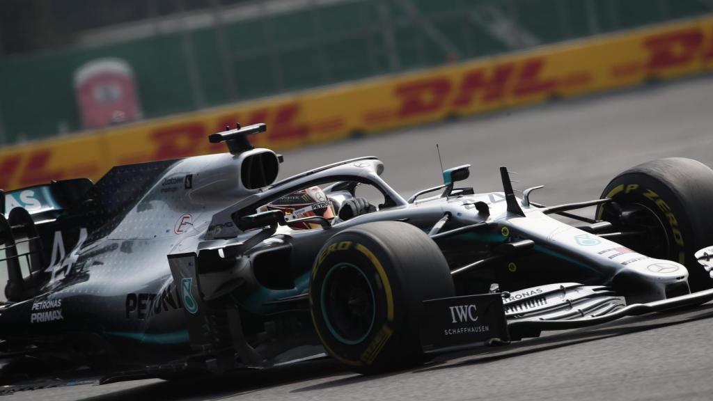 Lewis Hamilton, durante el GP de México de Fórmula 1