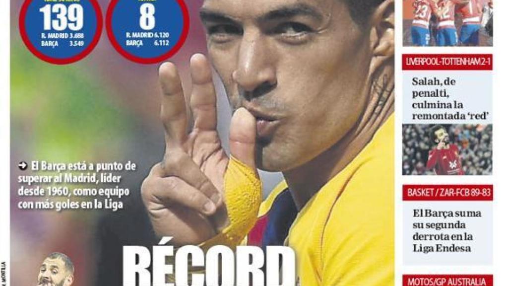 La portada del diario Mundo Deportivo (28/10/2019)
