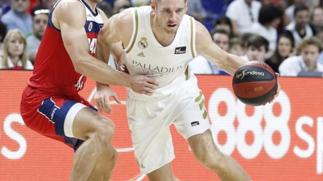 Causeur, durante el partido de Liga Endesa entre Real Madrid y BAXI Manresa