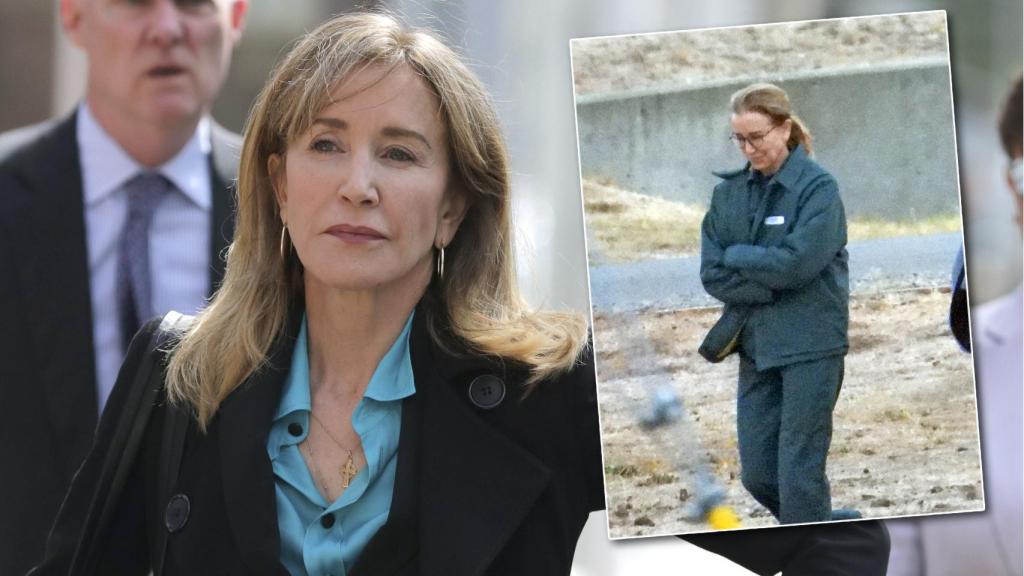 Felicity Huffman en un montaje de JALEOS.