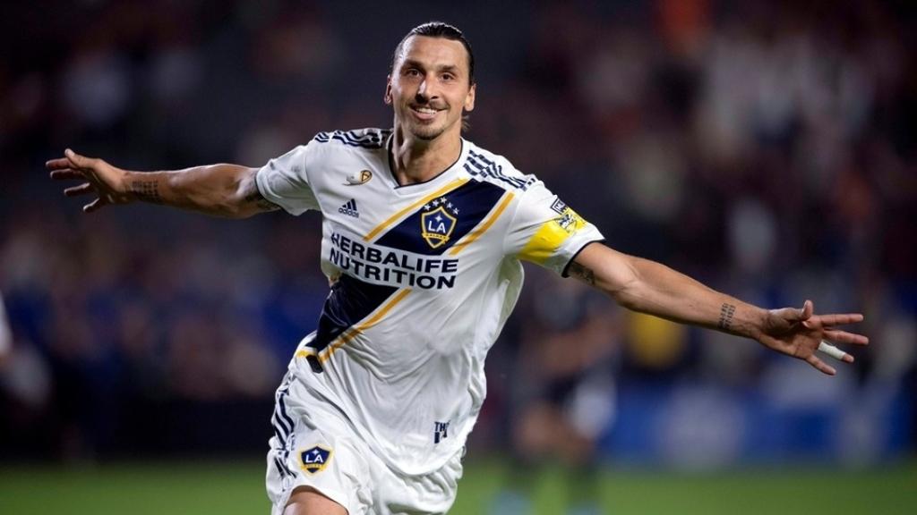 Ibrahimovic, en un partido con Los Angeles Galaxy
