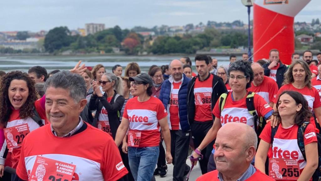 La carrera del Párkinson del Culleredo reunió hoy a 600 personas