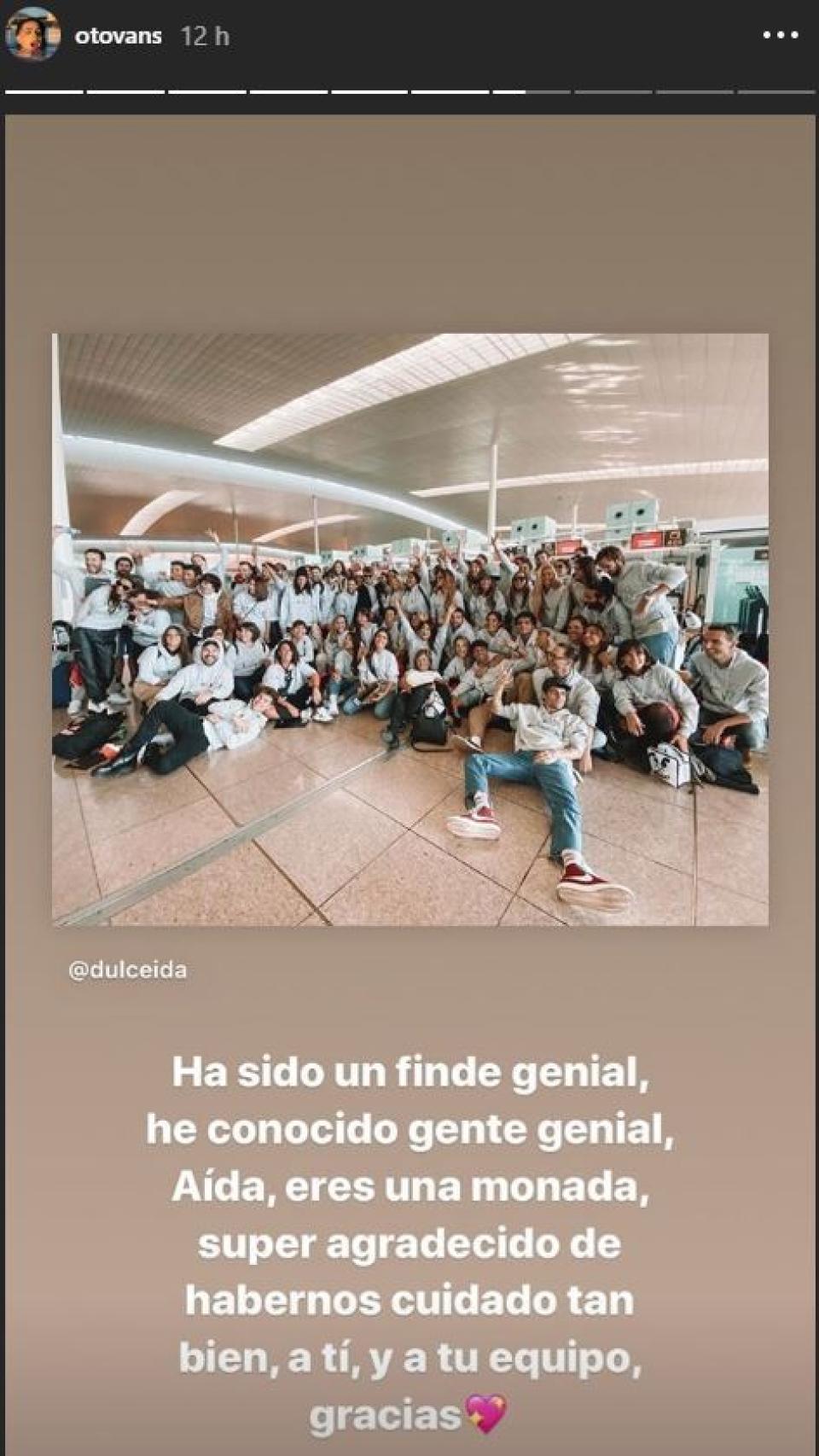 Publicación de Oto Vans en su cuenta de Instagram.