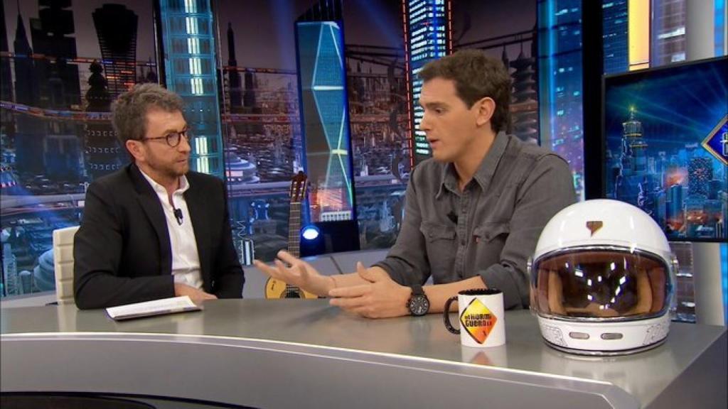 Albert Rivera, durante su entrevista con Pablo Motos en 'El Hormiguero'.