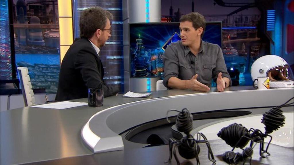 Albert Rivera, entrevistado por Pablo Motos en 'El Hormiguero'.