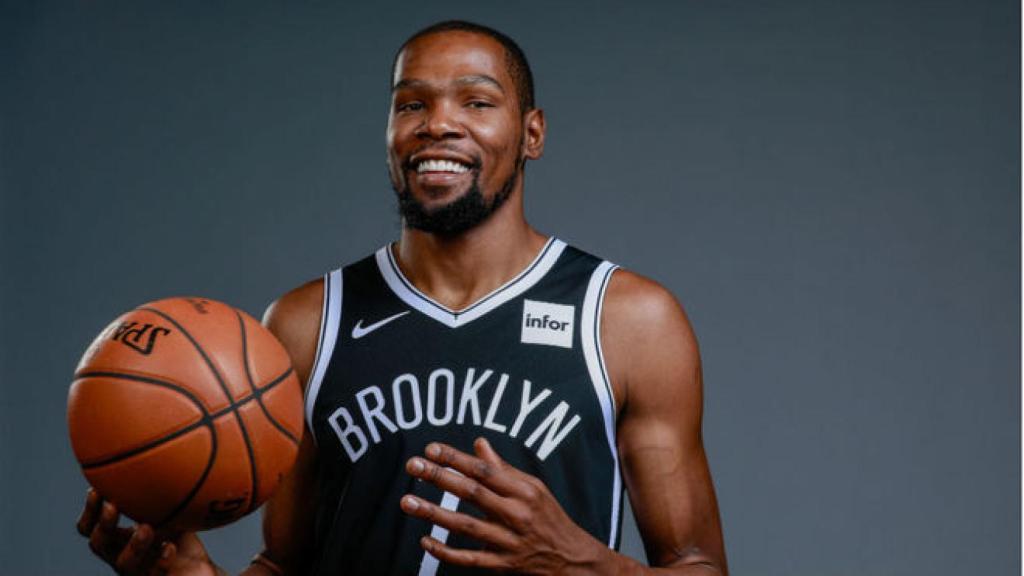 Kevin Durant, con los Brooklyn Nets