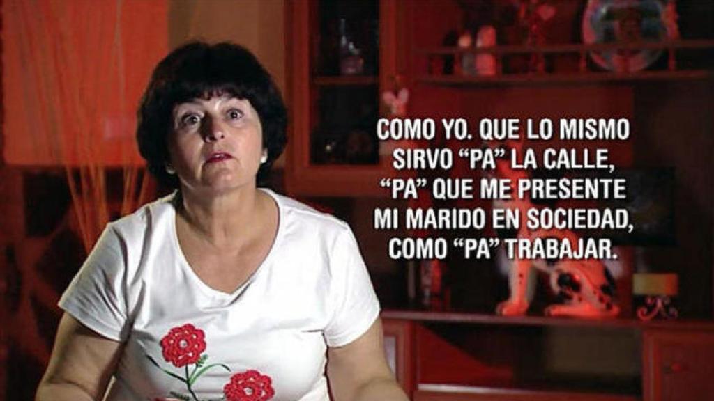 Mari Carmen en el programa 'Quién quiere casarse con mi hijo'.