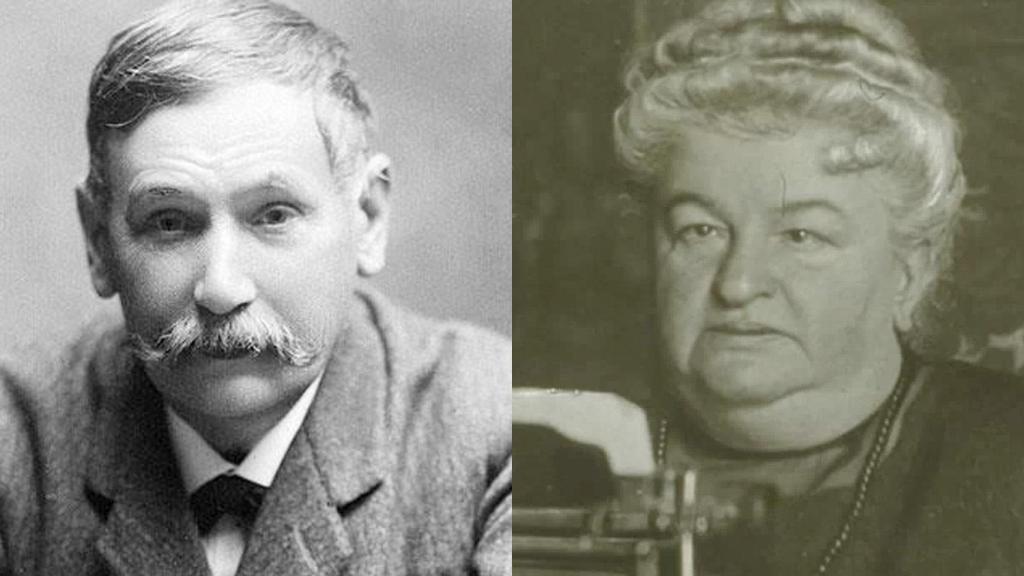 Benito Pérez Galdós y Emilia Pardo Bazán.