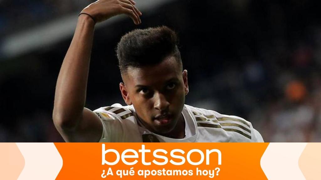 Rodrygo, en un partido del Real Madrid