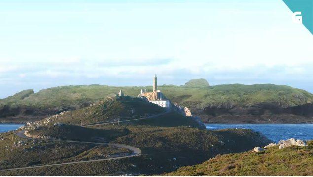 Vista del Cabo Vilán con el nivel del mar hace millones de años (TVG)