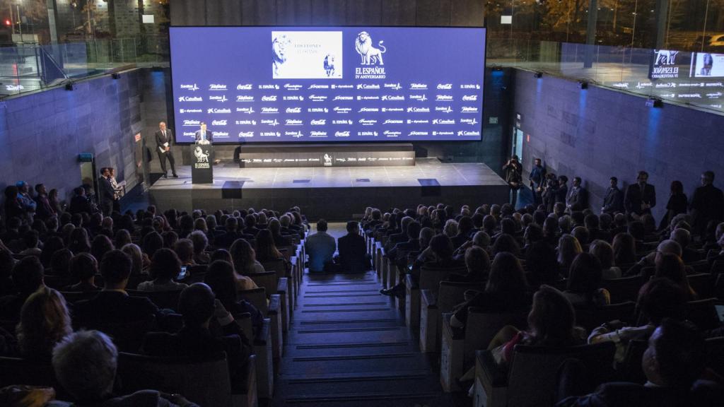 El auditorio del Comité Olímpico Español durante el discurso de Pedro J. Ramírez.