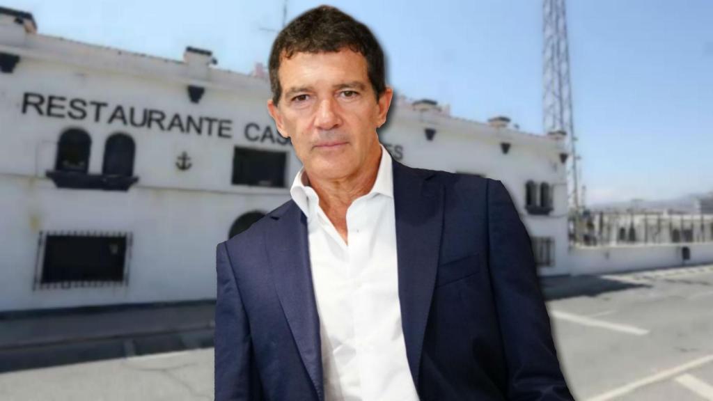 Antonio Banderas en un montaje de JALEOS.