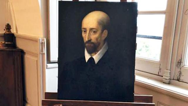 El retrato de Maquiavelo, supuestamente pintado por Da Vinci.