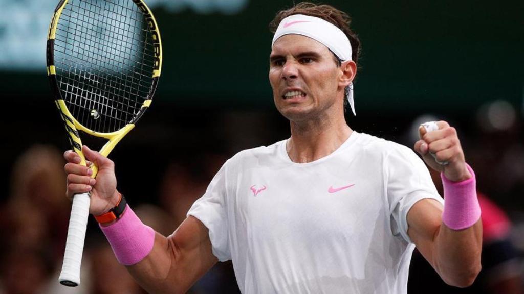 Nadal, tras ganar a Wawrinka en París-Bercy.