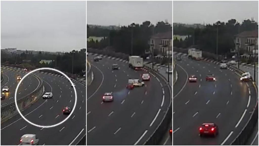 Los hechos ocurrieron en una carretera cercana a Madrid.