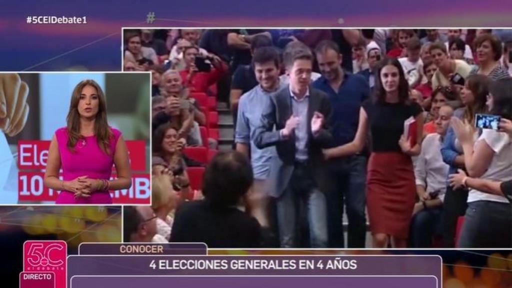 Mariló Montero en un momento de su estreno en Canal Sur.