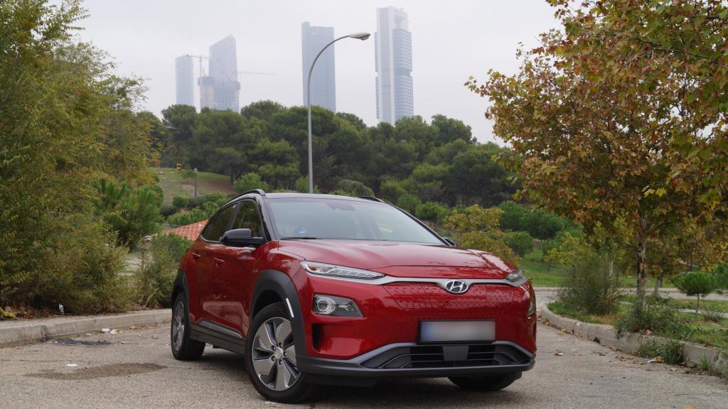 El Hyundai Kona eléctrico está listo para salir desde Madrid.