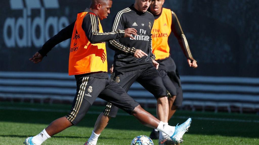 Vinicius, Militao y Lucas Vázquez.