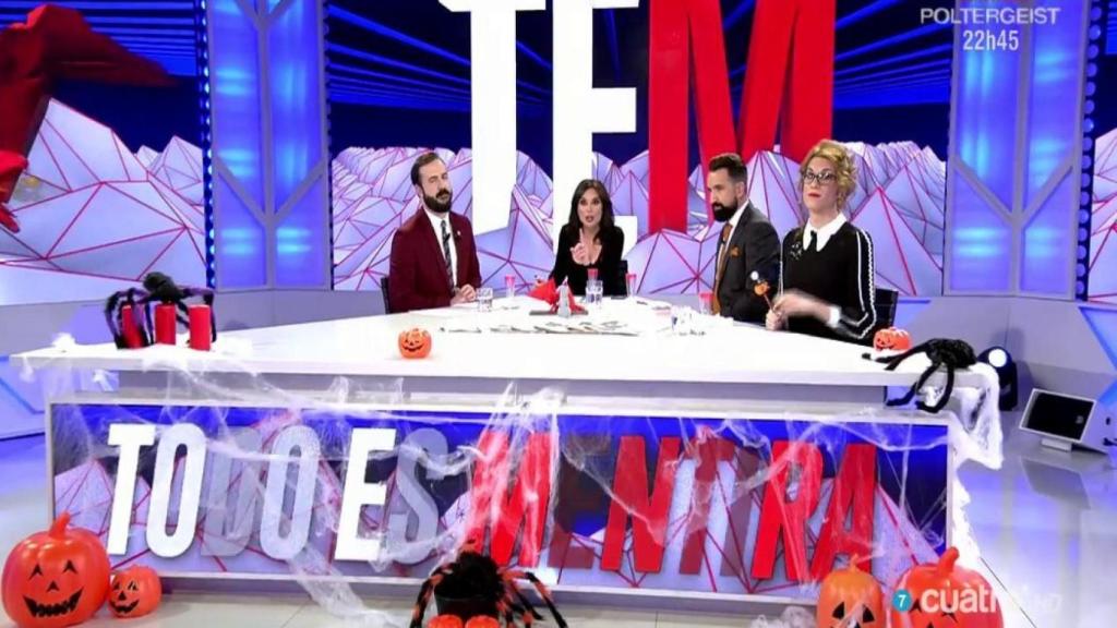 El equipo de 'Todo es mentira' sin Risto estas semanas y con Marta Flich como presentadora.