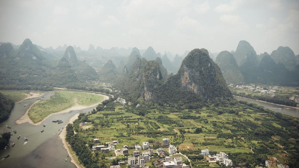 Vistas de Guilin.