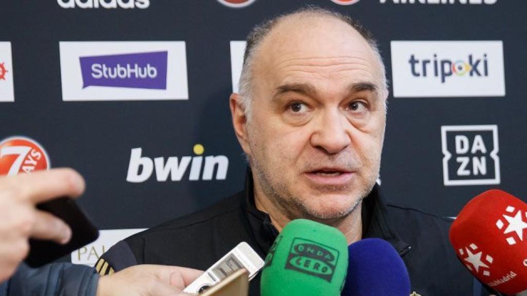 Pablo Laso, antes de enfrentarse al Estrella Roja