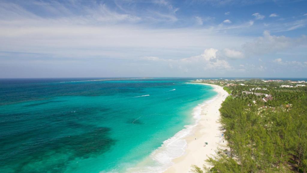 Una de las paradisíacas playas de la isla.