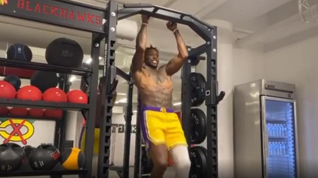 Dwight Howard, en su mejor forma: así se machaca el pívot... ¡justo después del partido!