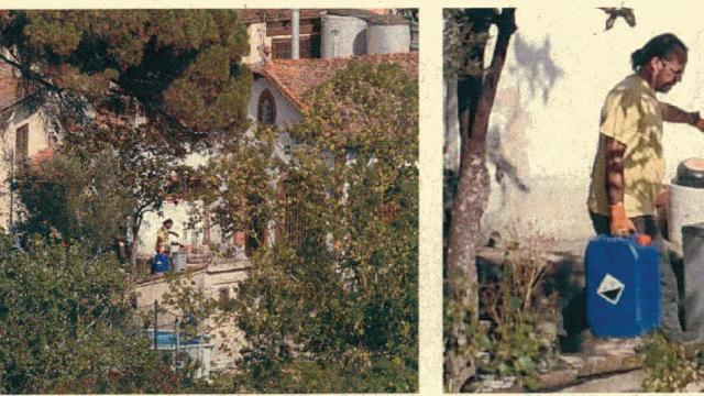 Imagen de un informe de la Guardia Civil con las vigilancias a uno de los miembros de este grupo radical.