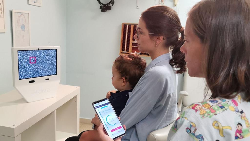 Una prueba de la tecnología de diagnóstico de la visión de Dive.