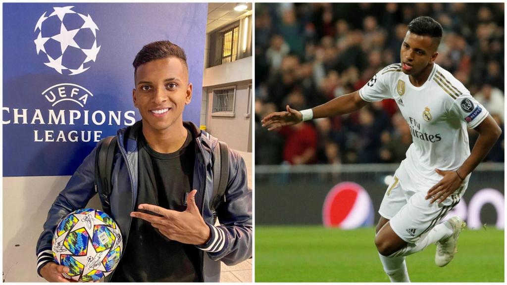 Rodrygo celebra su hat-trick contra el Galatasaray