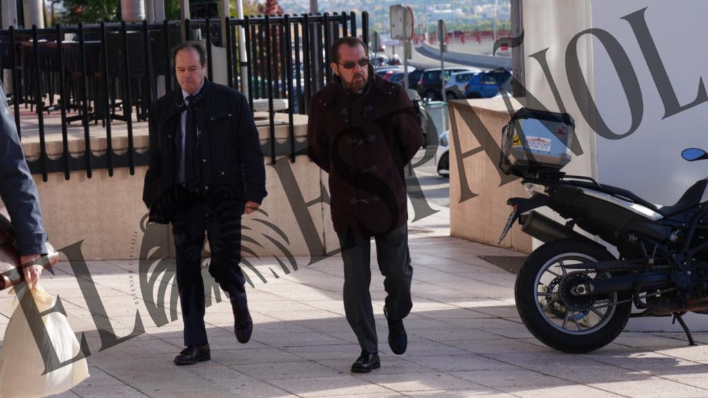 Jesús Ortiz en los juzgados de Pozuelo de Alarcón (Madrid) este jueves por la mañana.