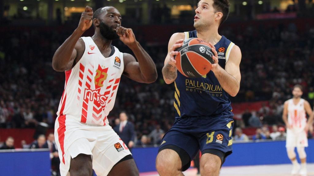 Laprovittola, durante el partido de Euroliga entre Estrella Roja y Real Madrid